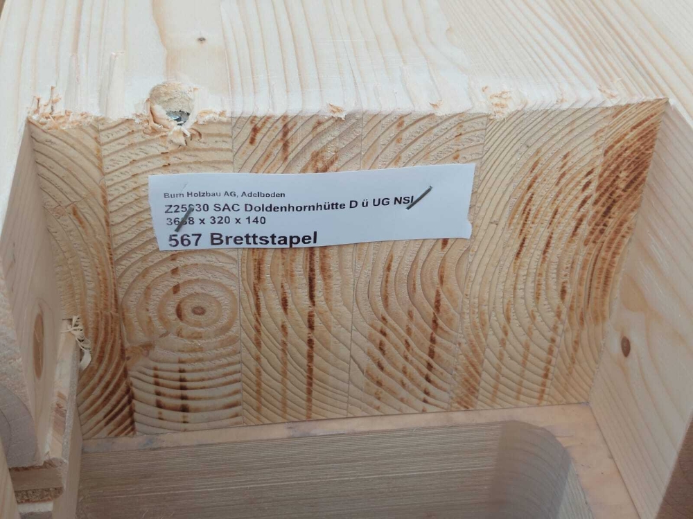 11.08.2025 - Holzbau wird aufgerichtet