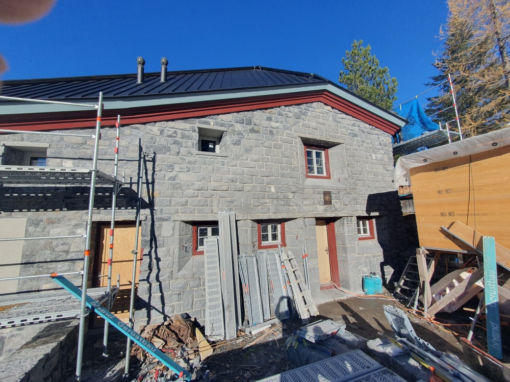 3.11.2025 - Gerüst verschwindet 